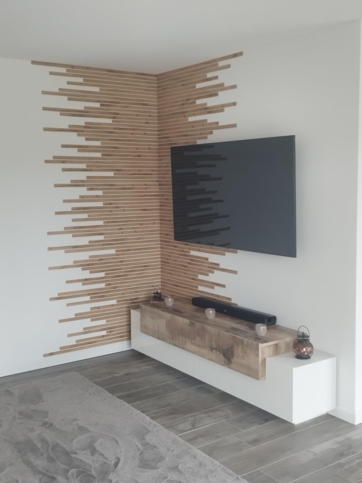 Hexim Akustikpaneele 138,5x60cm Catania Oak 0,83qm MDF Filz