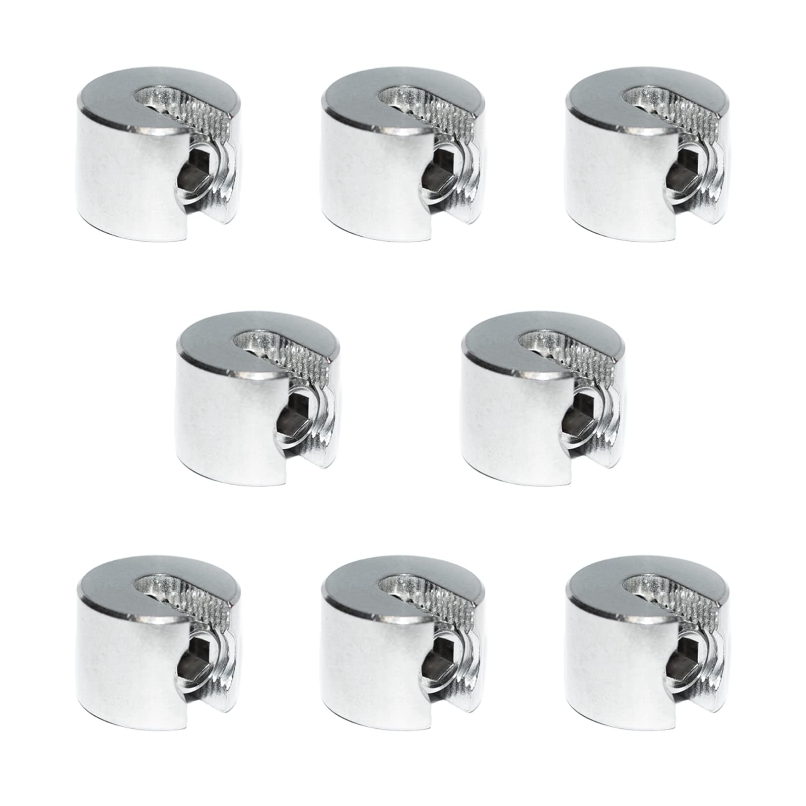 PRIOstahl Geländerbau Stoppklemme 4 mm 8 Stück V4A