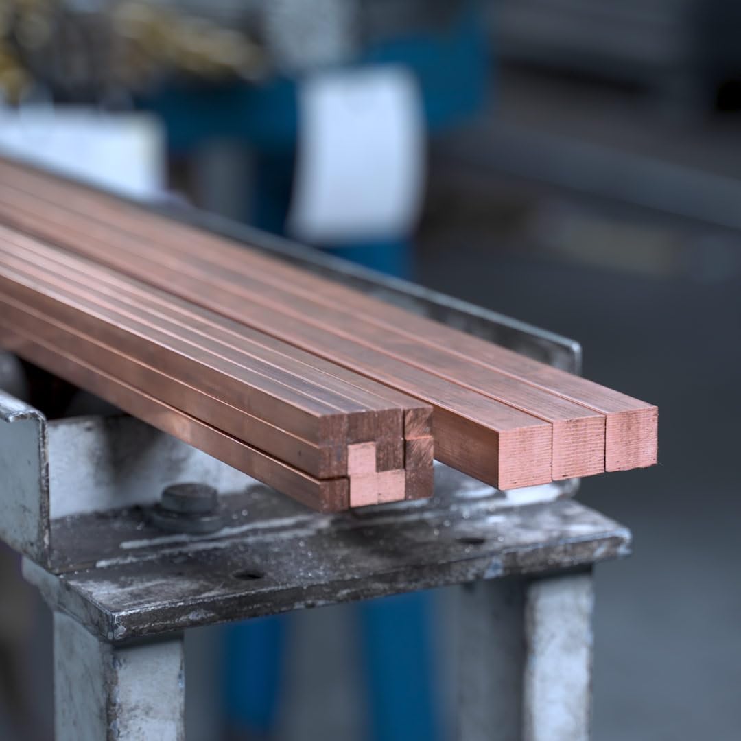 ThyssenKrupp Aluminum Kupfer Vierkantstab 10x10mm 2000mm CW004A