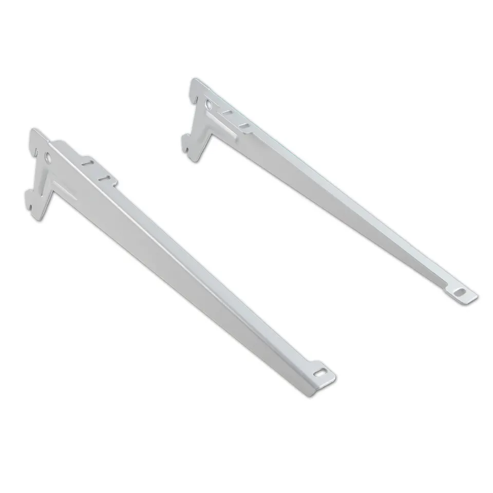 PRIOstahl Regalträger Stahl 380 mm grau 2 Stück