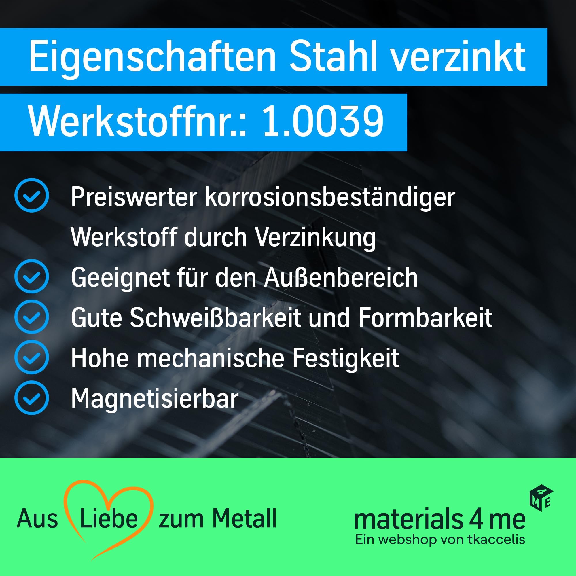 ThyssenKrupp Steel Winkelprofil 30x30x3mm 2000mm verzinkt