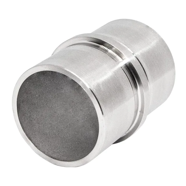 PRIOstahl Verbindungsmuffe 42,4mm Rohrverbinder Edelstahl V2A
