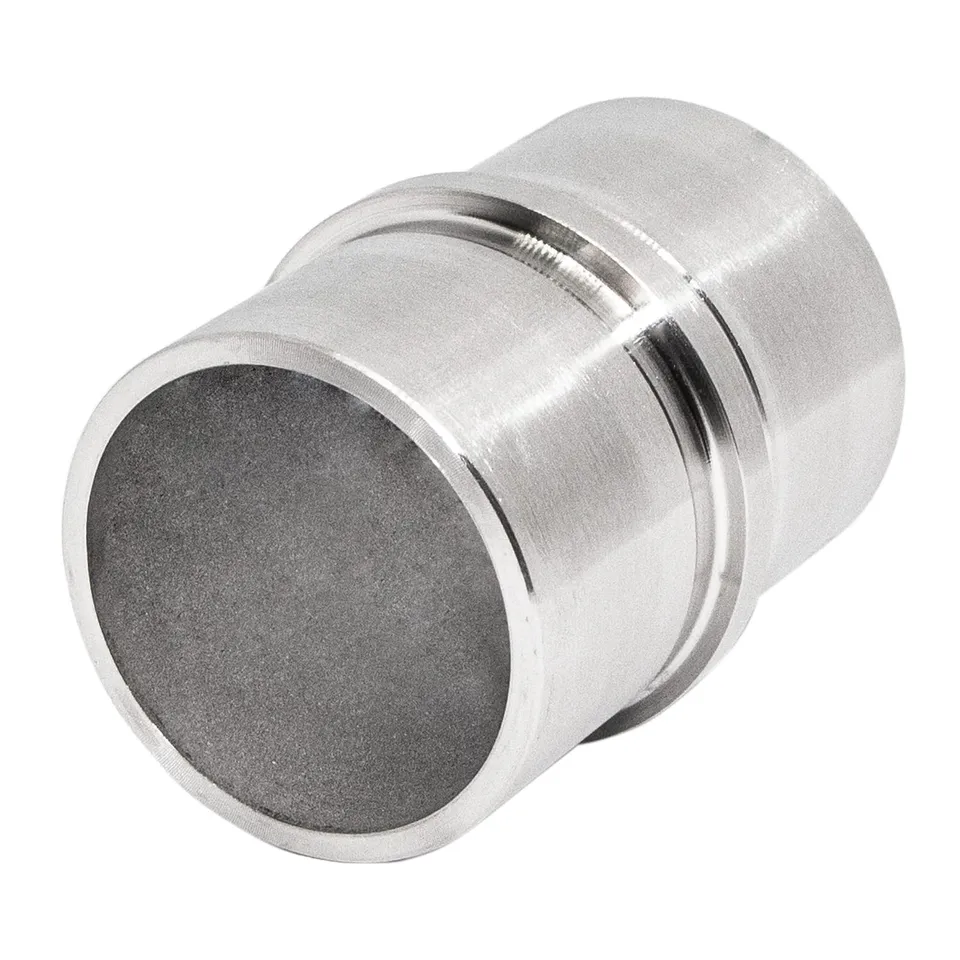 PRIOstahl Verbindungsmuffe 42,4mm Rohrverbinder Edelstahl V2A