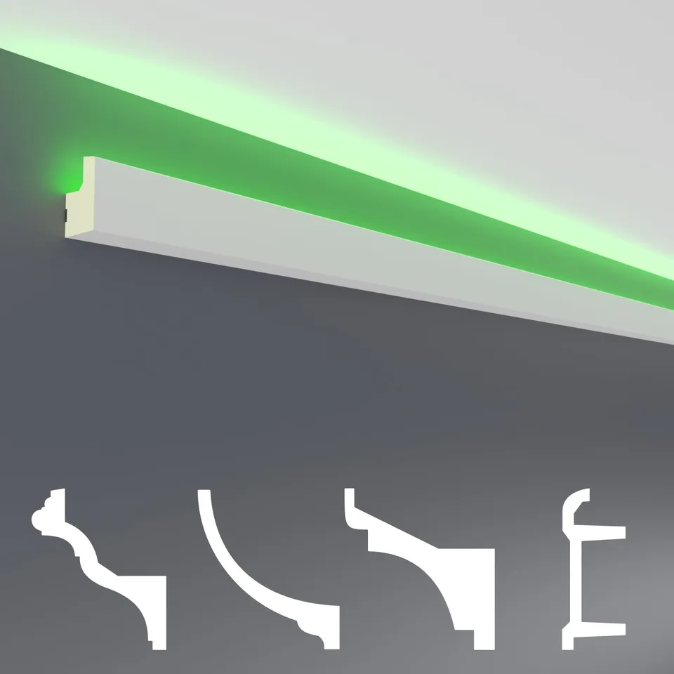 Hexim LED-19 LED Deckenleiste 10 m weiß PU
