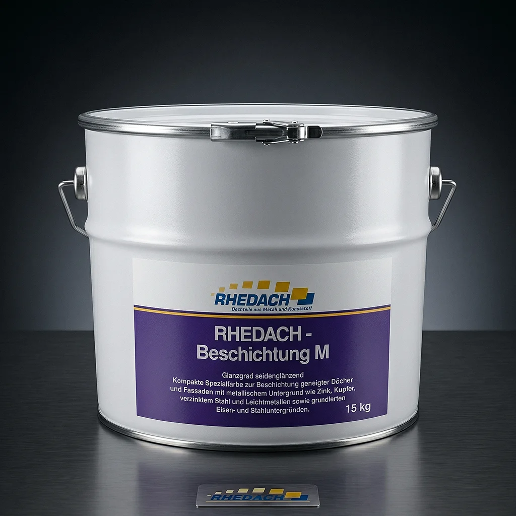 Rhedach Dachfarbe Beschichtung M 15 kg seidenglänzend Metall