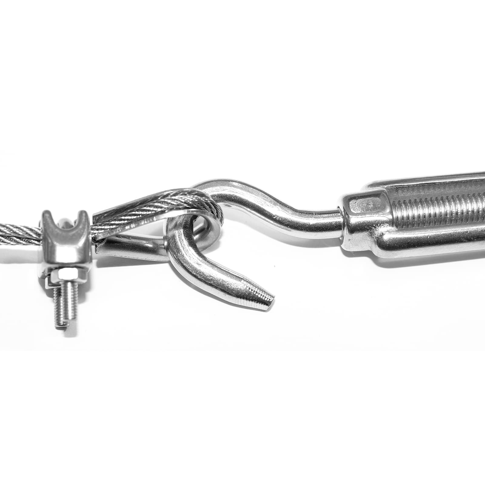 PRIOstahl Spannschloss M10 Haken-Haken Edelstahl V4A
