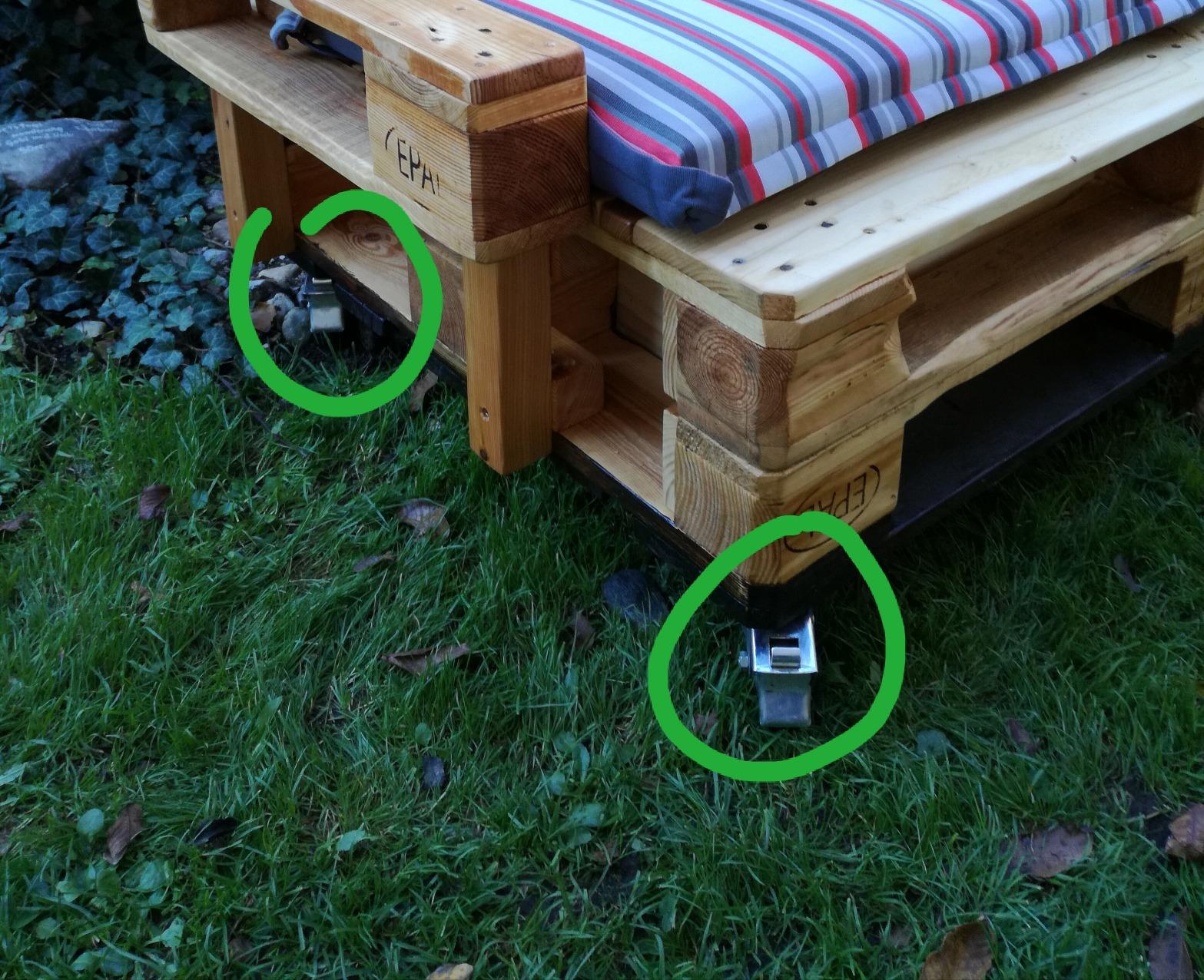 PRIOstahl Transportrollen 200mm Gummi Schwarz 4 Stück Bremse