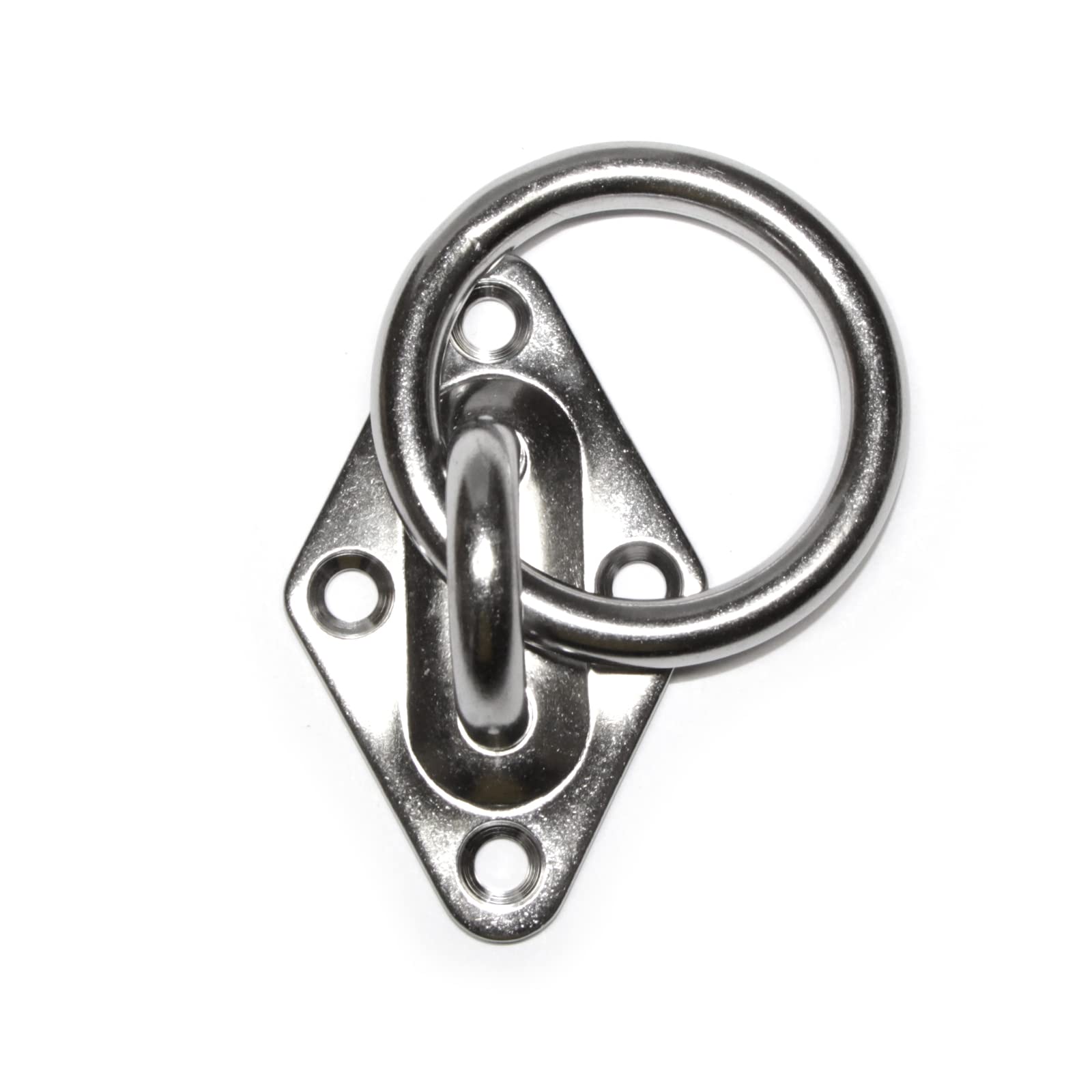 PRIOstahl Mastplatte Augplatte 6mm Edelstahl V2A Ring