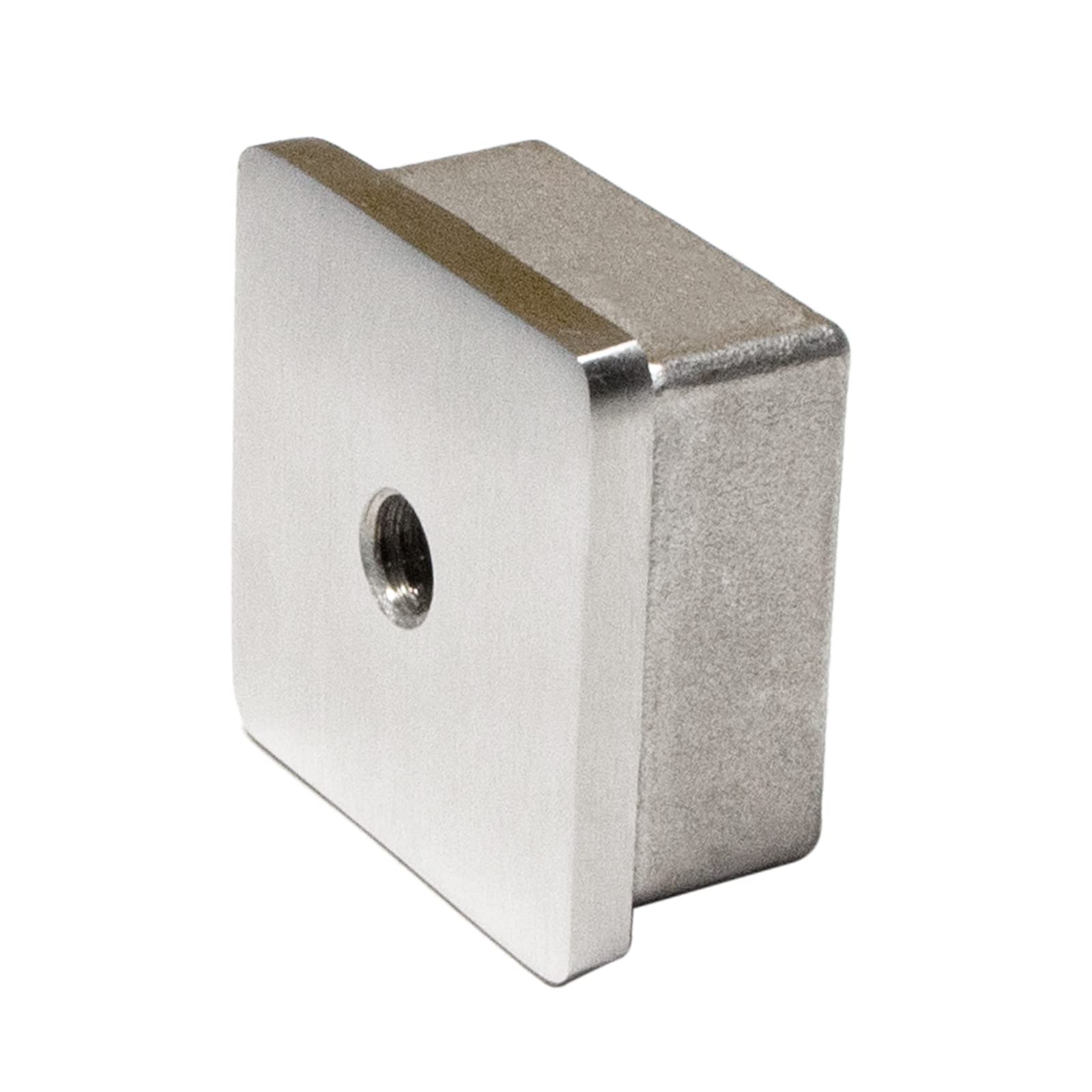 PRIOstahl Rohrstopfen Vierkant 40x40x2mm V2A flach