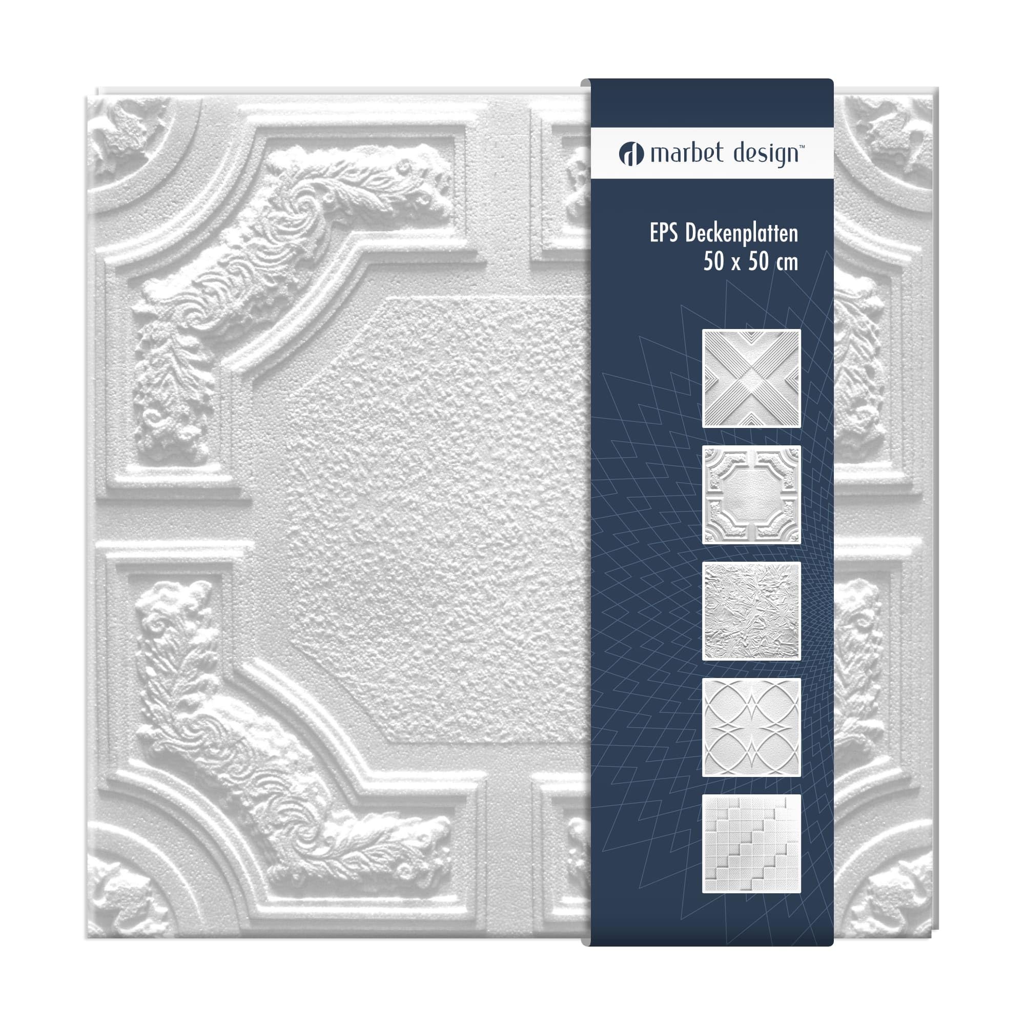 Hexim Caracas Deckenplatten EPS 50x50 cm 18 qm