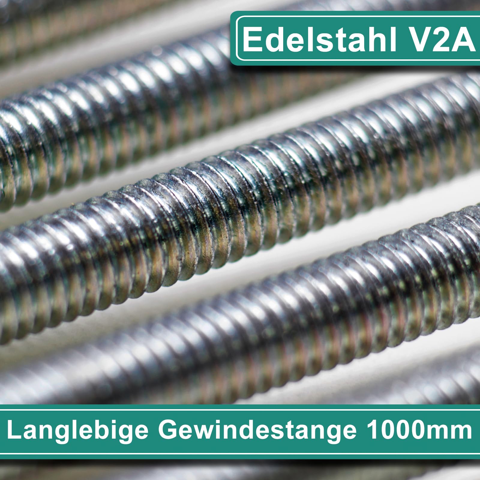 PRIOstahl Gewindestange M12x1000 mm V2A DIN 976 1 Stück