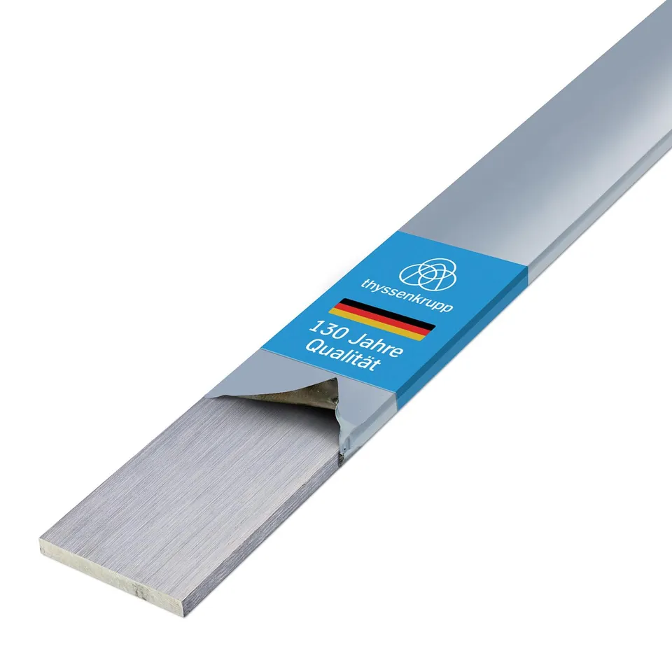 thyssenkrupp Flachstahl 20x5 mm 1500 mm V2A K240