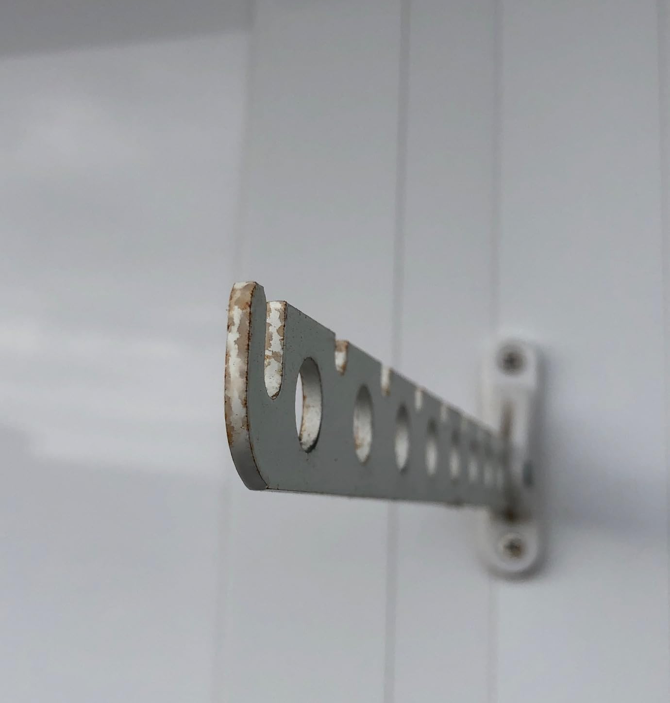 PRIOstahl Kleiderlüfter 310 mm Weiß Klappbar 1 Stück 5 kg