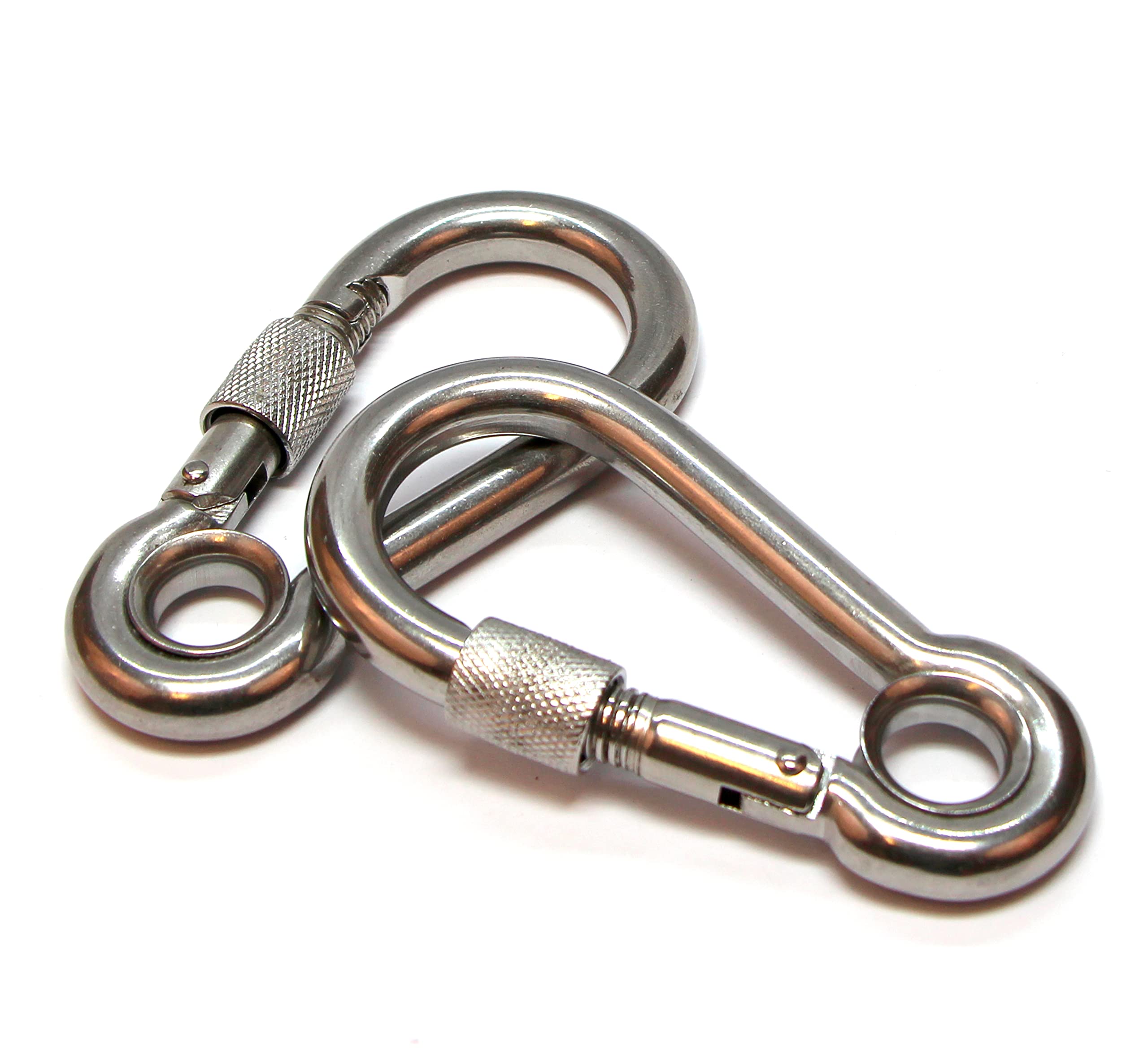 PRIOstahl Geländerbau Karabiner 4x40 mm V4A 4 Stück