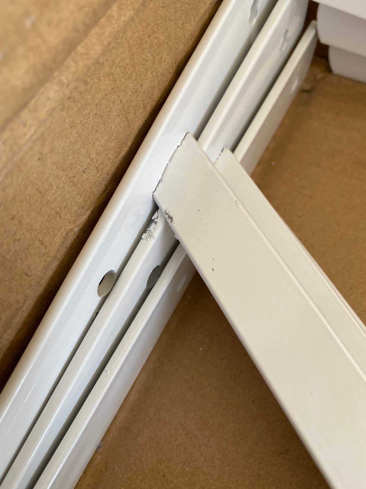 PRIOstahl Schwerlastwinkel 330x495mm Regalwinkel weiß 10 Stück