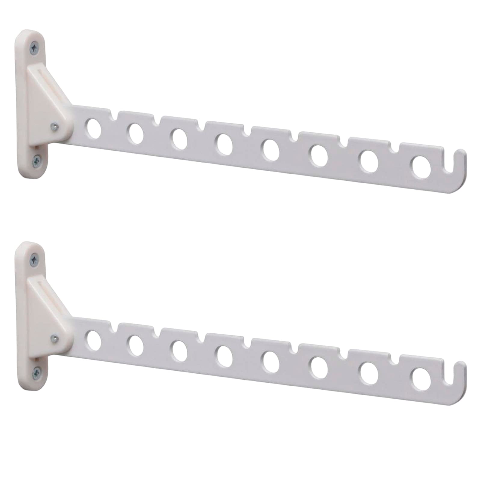 PRIOstahl Kleiderlüfter 310 mm Weiß Klappbar 1 Stück 5 kg