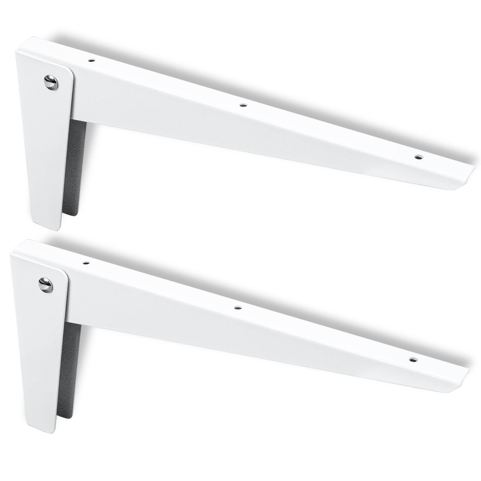 PRIOstahl Klappkonsole 280x135mm Regalträger weiß 2 Stück