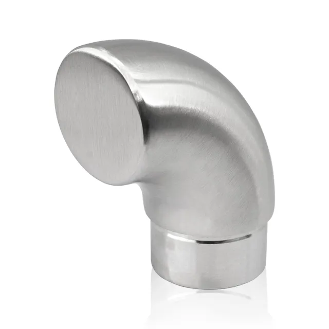 PRIOstahl Endbogen 42,4mm 90° 1 Stück Edelstahl V2A