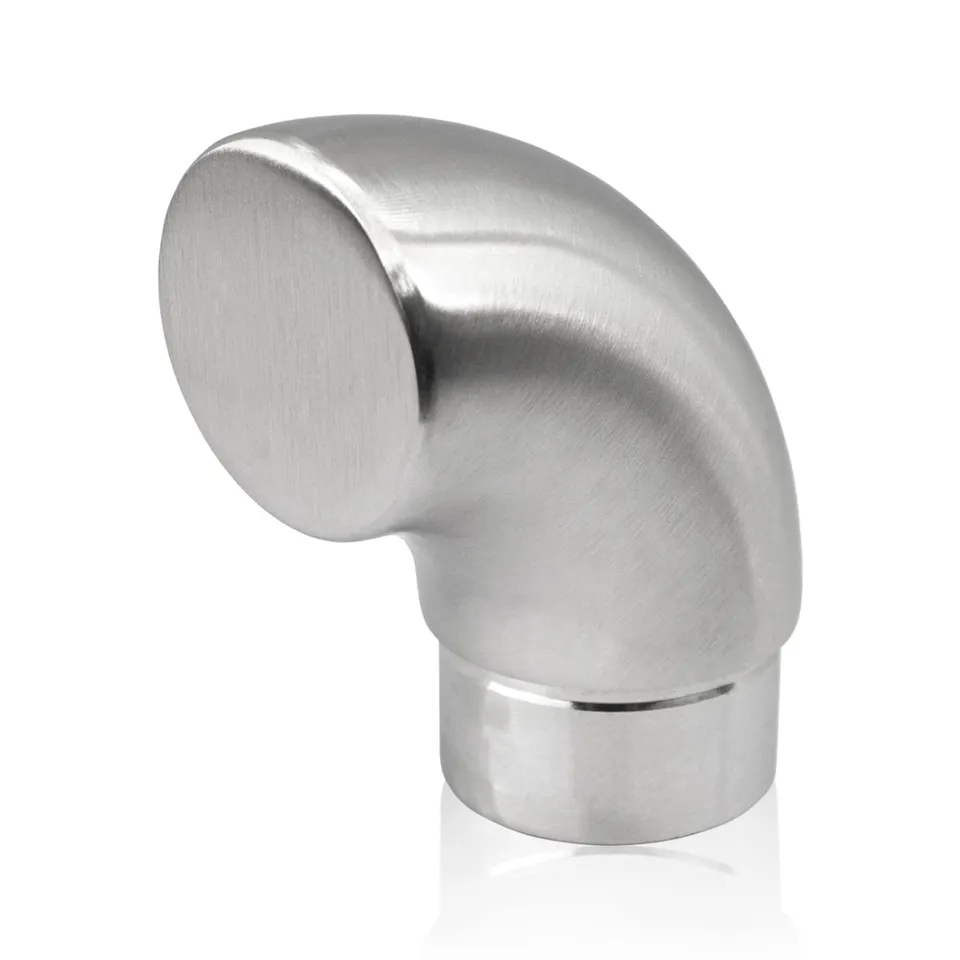 PRIOstahl Endbogen 42,4mm 90° 1 Stück Edelstahl V2A