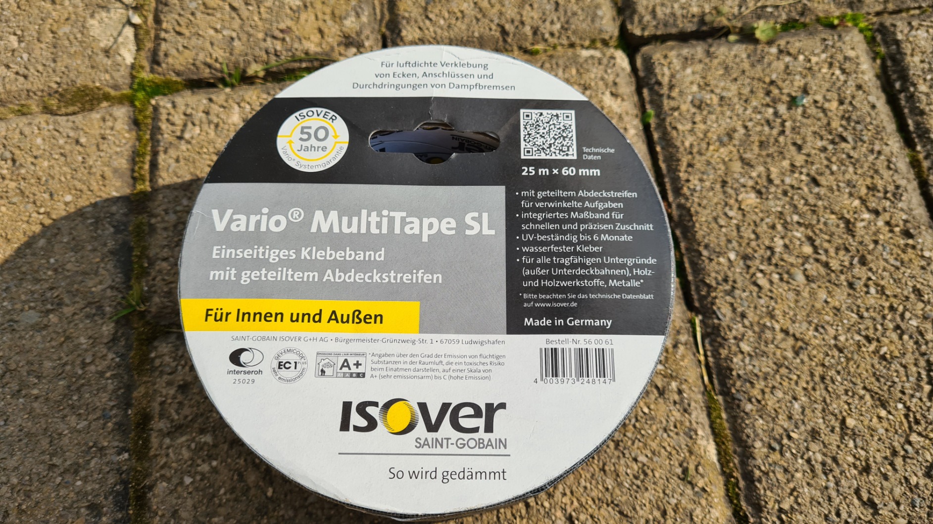 Isover Vario Multitape SL Klebeband 25 m x 60 mm