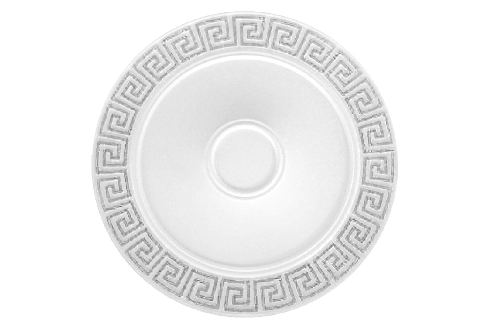 Hexim R-30 Stuckrosette Ø 60 cm silber EPS