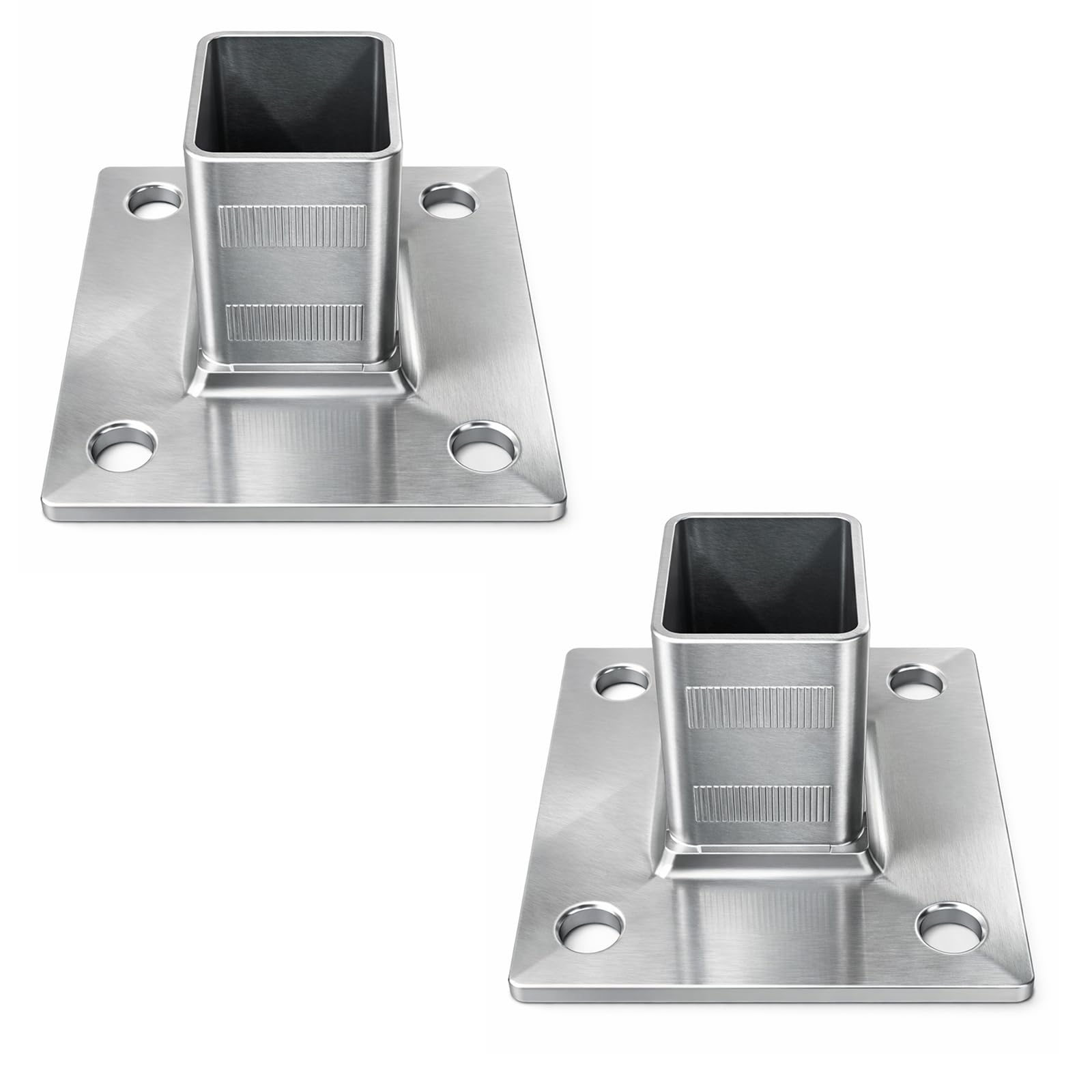 PRIOstahl Bodenanker 40x40mm Edelstahl V2A 1 Stück