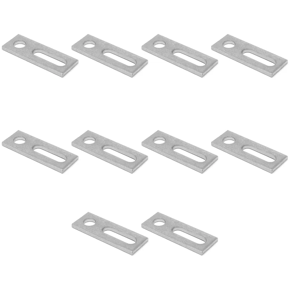 PRIOstahl Adapterblech M12 82x30x5mm V2A 10 Stück Solar