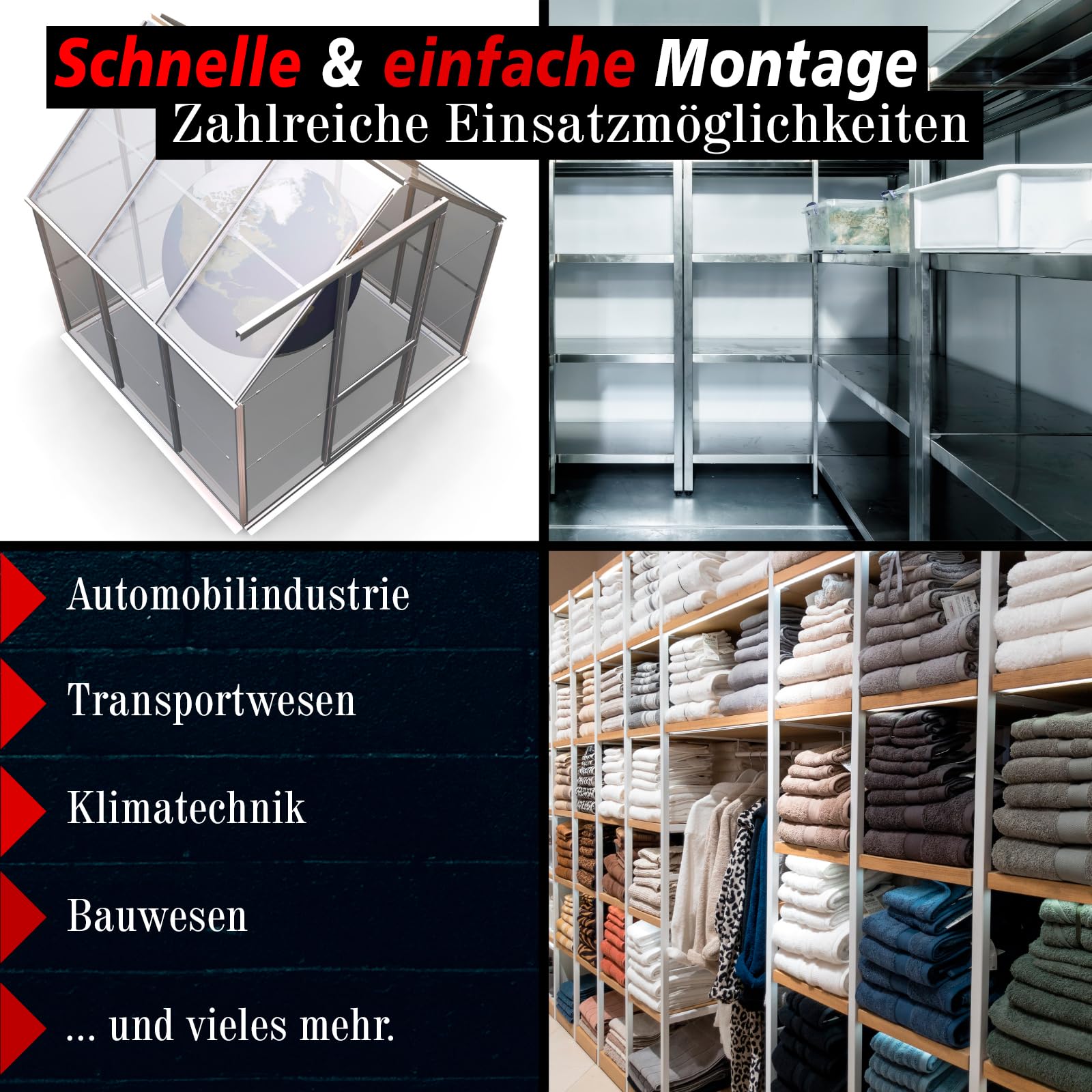 PRIOstahl Aluwinkel 50x50x3mm 1000mm L-Profil gleichschenklig
