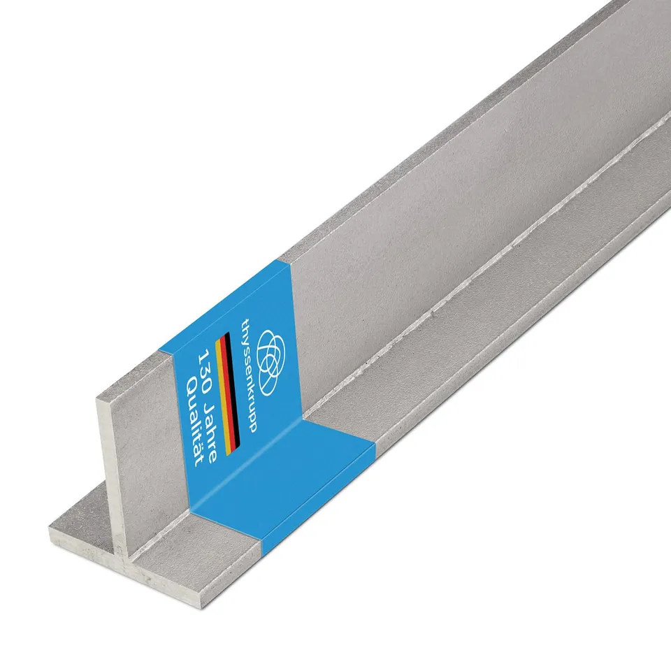 ThyssenKrupp Stainless Steel T-Profil 20x20x3mm 2000mm Edelstahl