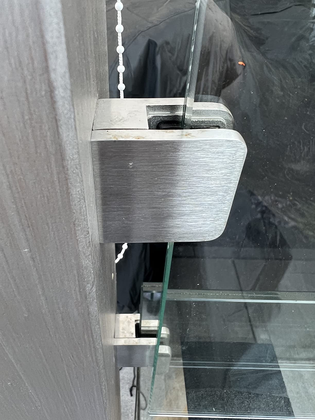 PRIOstahl Glashalter Flach 8mm Edelstahl V2A 45mm 4 Stück