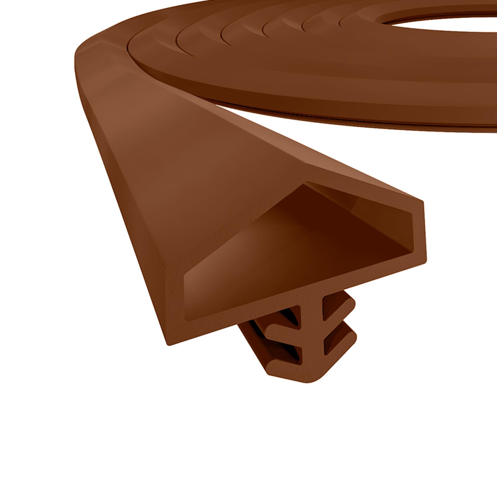 PRIOstahl Türdichtung Weiß 25 m PVC Falzbreite 12 mm Holztür