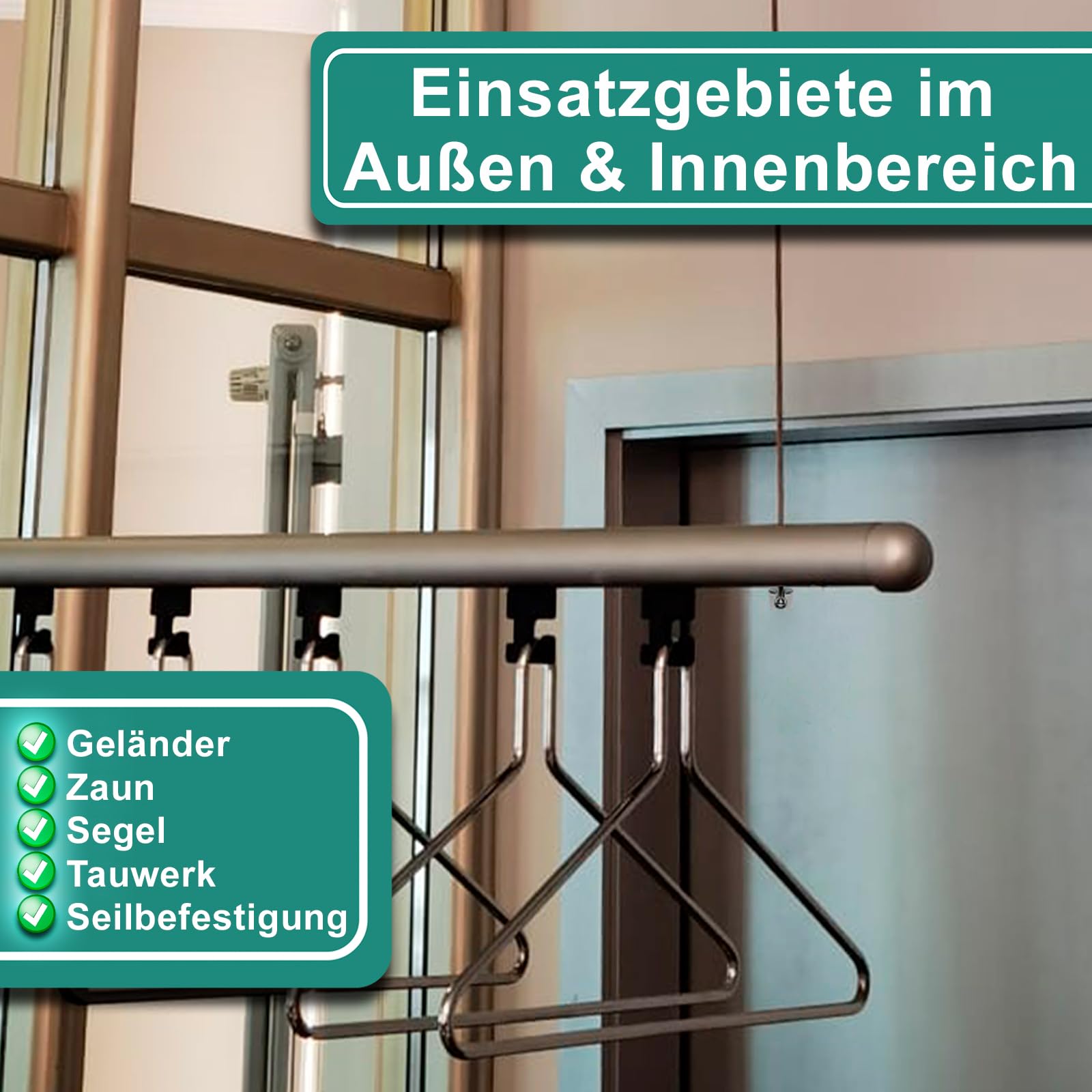 PRIOstahl Geländerbau Stoppklemme 4 mm 8 Stück V4A