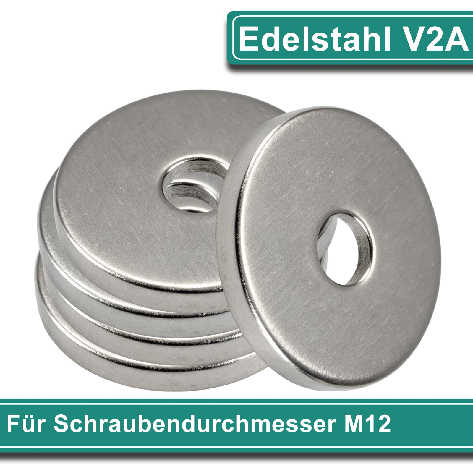 PRIOstahl Beilagscheibe 58x6mm M12 V2A 4 Stück