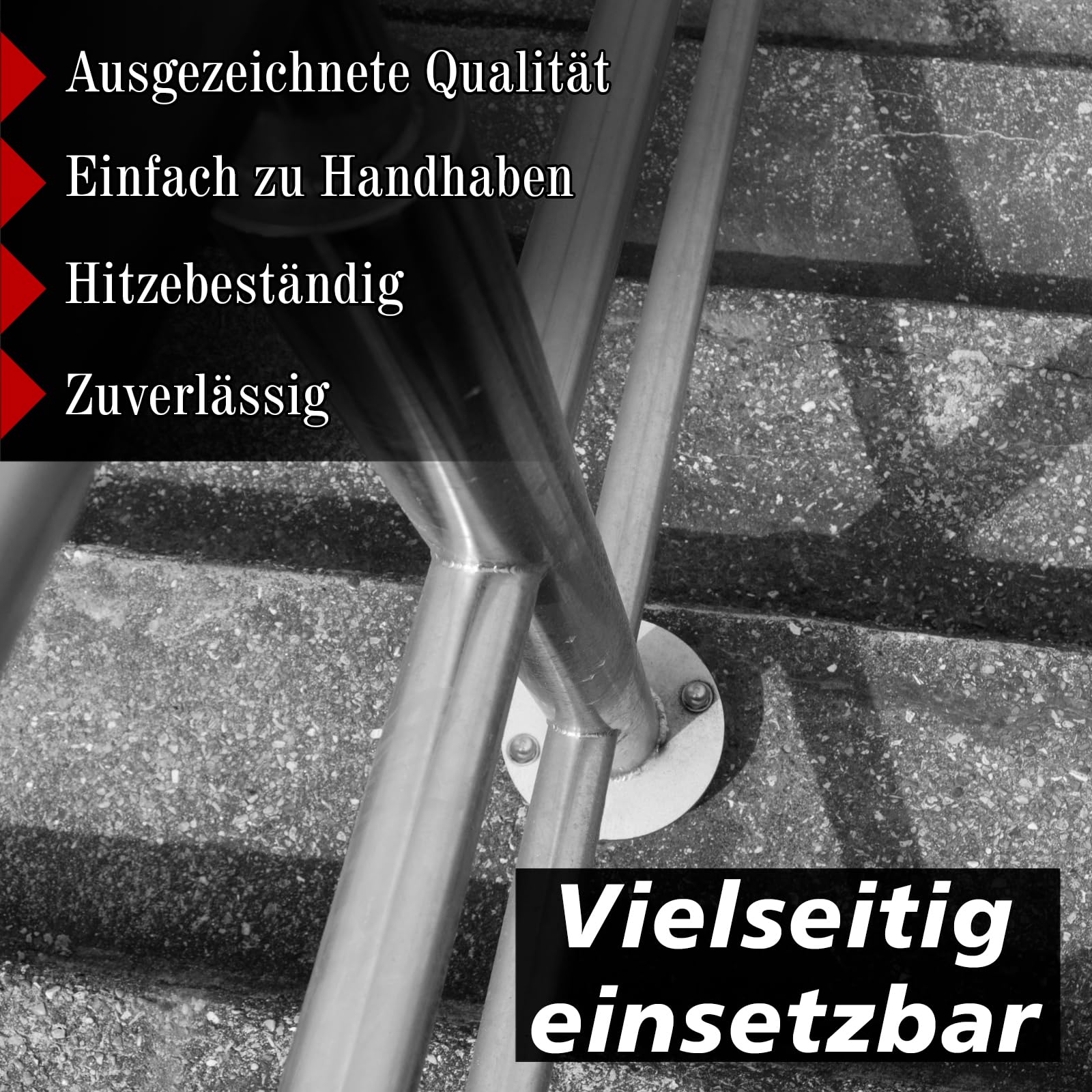 PRIOstahl Ankerplatte 100x6 mm 2-Loch 4 Stück V2A