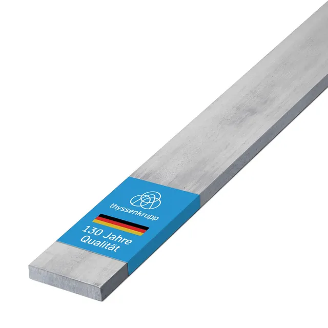 ThyssenKrupp Stainless Steel Flachstahl V2A 35x10 mm 2000 mm