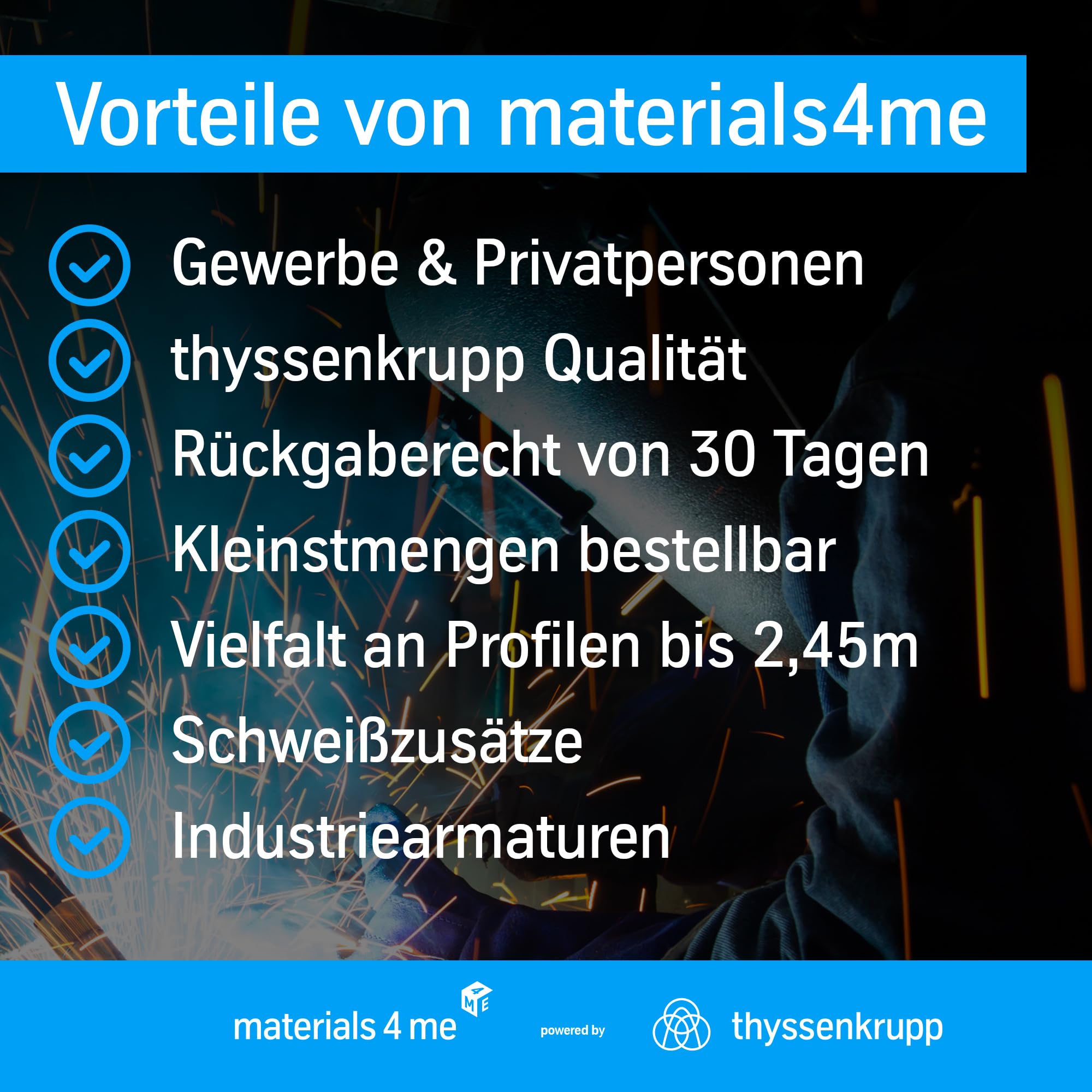 ThyssenKrupp Phoenix Blau Stabelektrode Rutil-Cellulose Universal