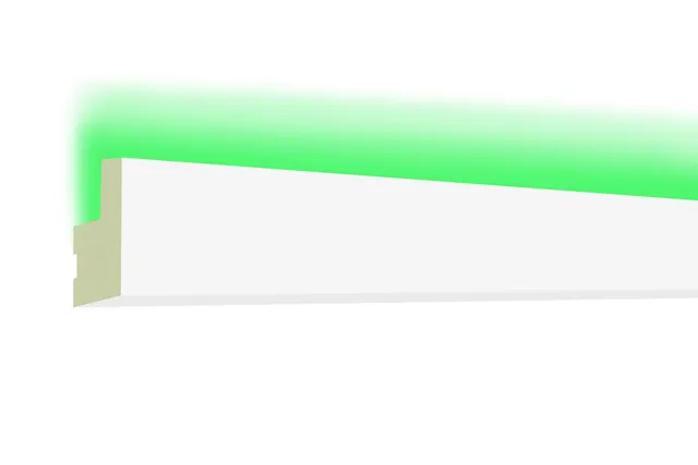 Hexim LED-19 Profil Indirekte Beleuchtung 10 Meter PU Weiß