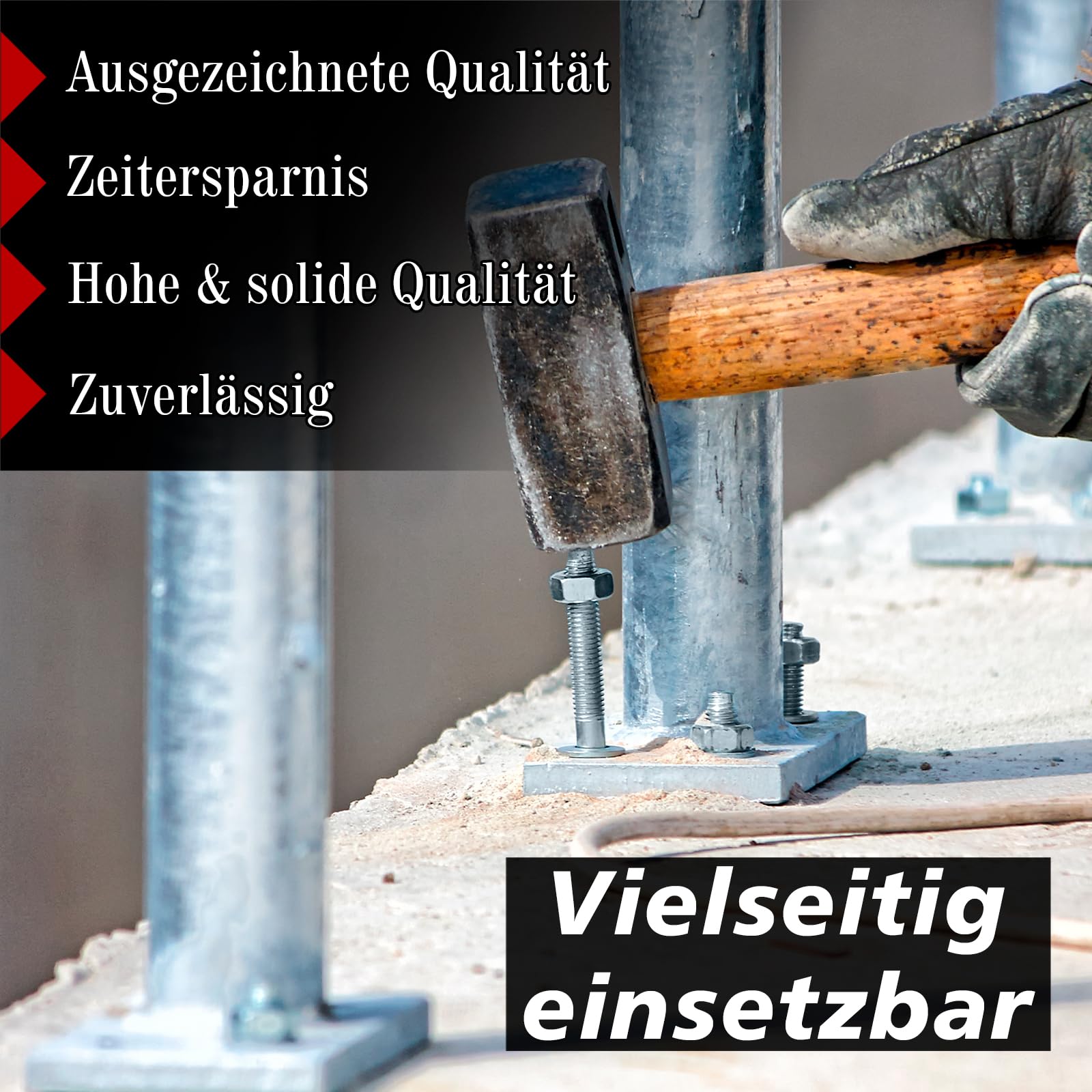 PRIOstahl Befestigungsmaterial Ankerbolzen M12x110 Edelstahl V2A 25 Stück