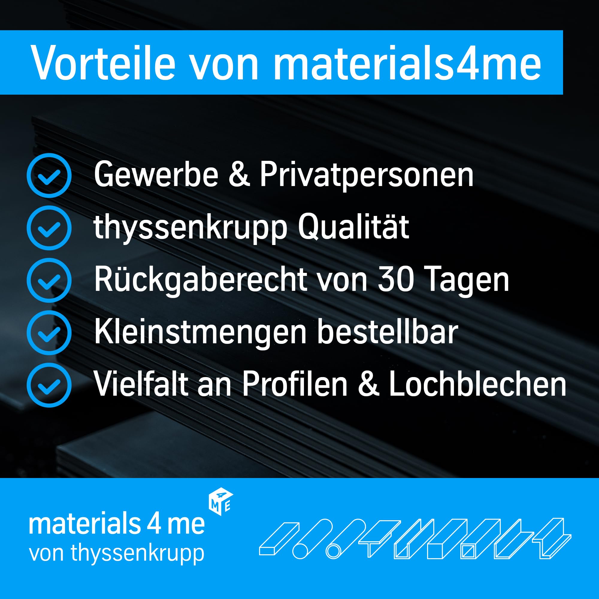 ThyssenKrupp Lochblech Edelstahl RV3-5 V2A 1mm 1500x500mm
