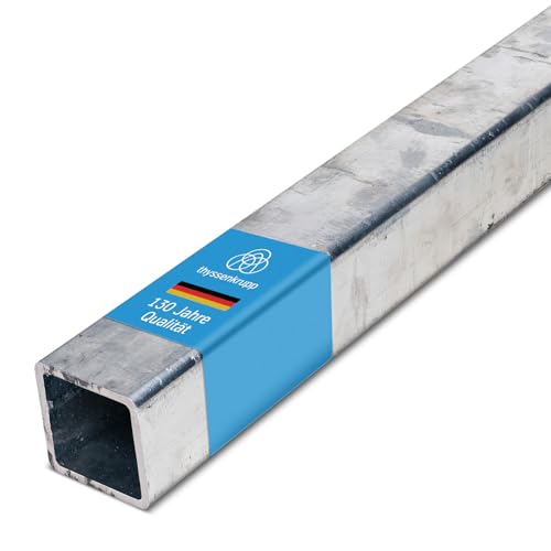 ThyssenKrupp Steel Vierkantrohr 20x20x2 mm 1500 mm verzinkt
