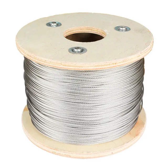 PRIOstahl Drahtseil 6 mm 50 Meter Edelstahlseil V4A 7x7