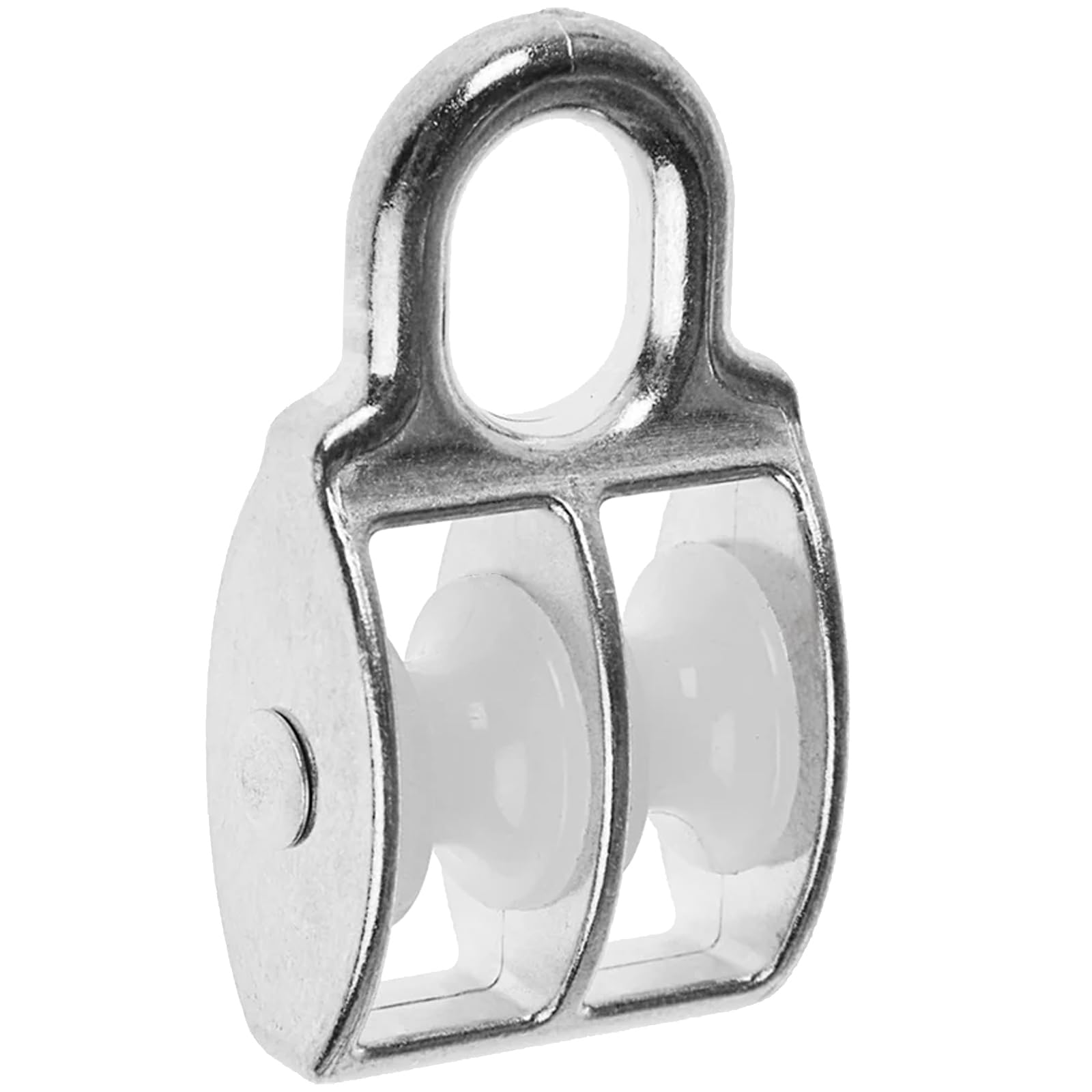 PRIOstahl Seilrolle 15 mm einfach Zink 4 Stück für Seil Ø5 mm