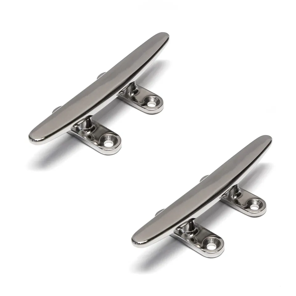 PRIOstahl Belegklampe 100 mm Edelstahl V4A 2 Stück