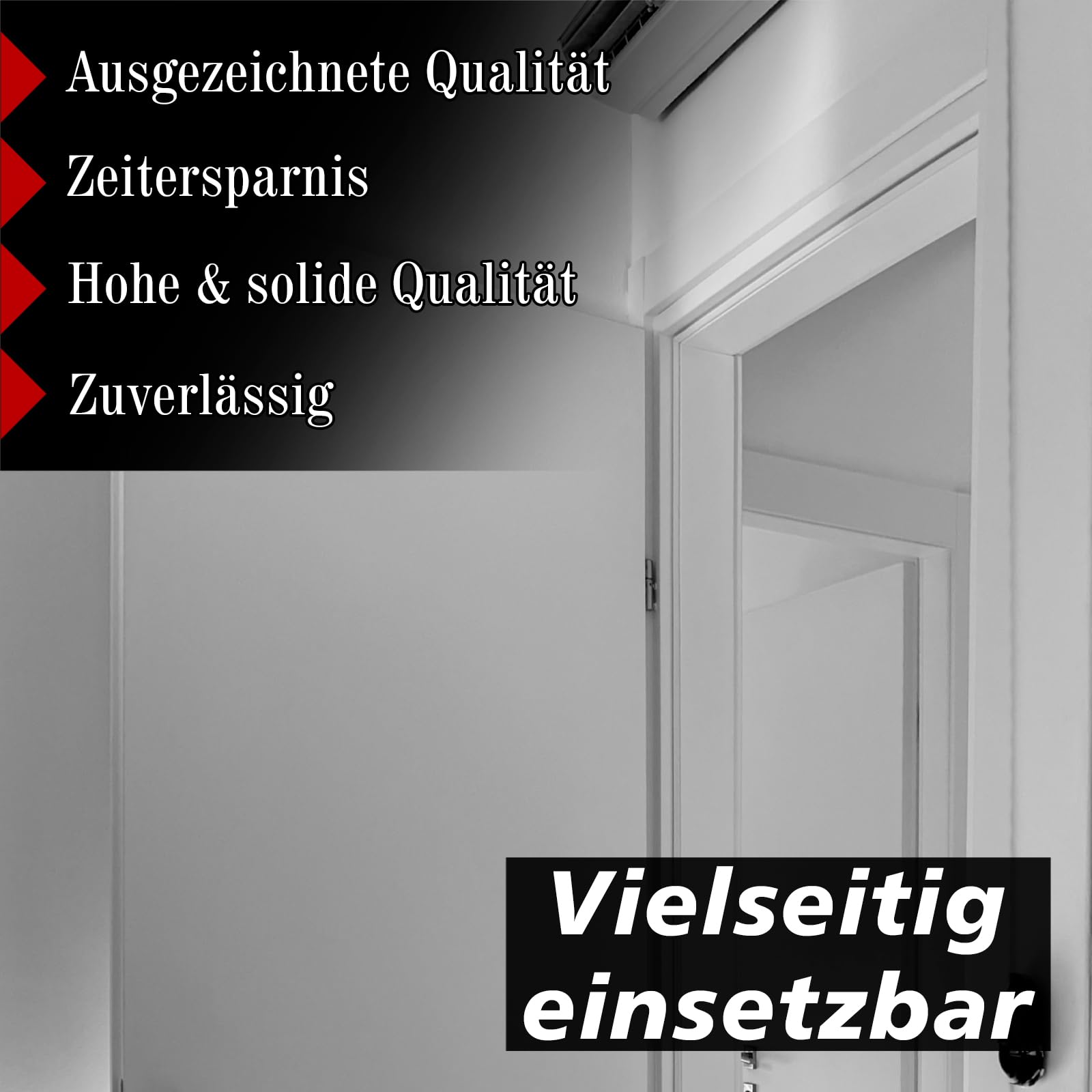 PRIOstahl Türdichtung Weiß 25 m PVC Falzbreite 12 mm Holztür