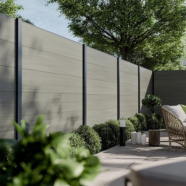 Fiberdeck PREMIUM XL Lama Terrassendiele Anthrazit WPC