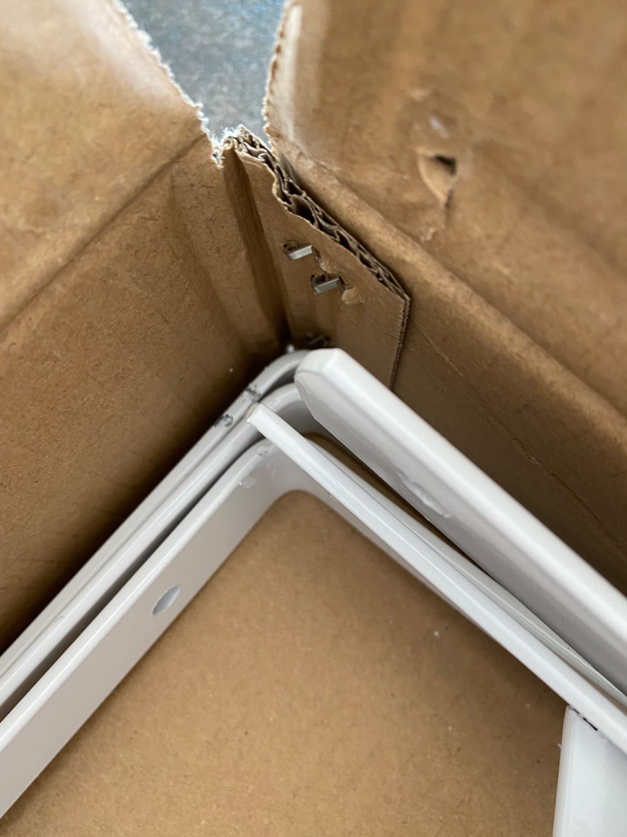 PRIOstahl Schwerlastwinkel 330x495mm Regalwinkel weiß 10 Stück