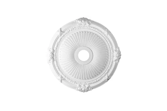 Hexim B3074 Deckenrosette Ø70 cm weiß PU Stuckrosette