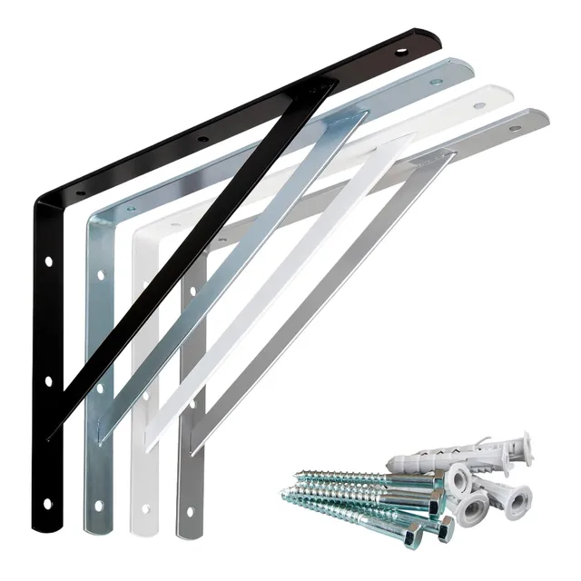 PRIOstahl Schwerlastträger 330x500mm Regalwinkel verzinkt 2 Stück