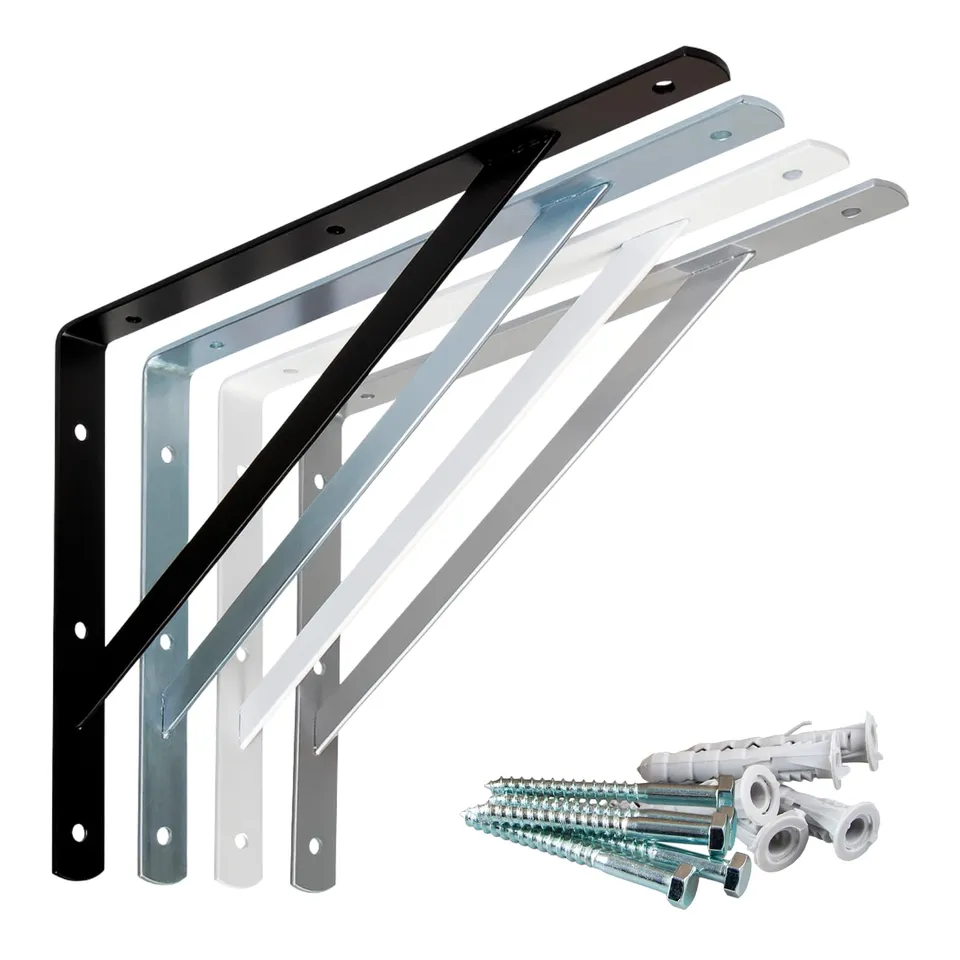 PRIOstahl Schwerlastträger 330x500mm Regalwinkel verzinkt 2 Stück