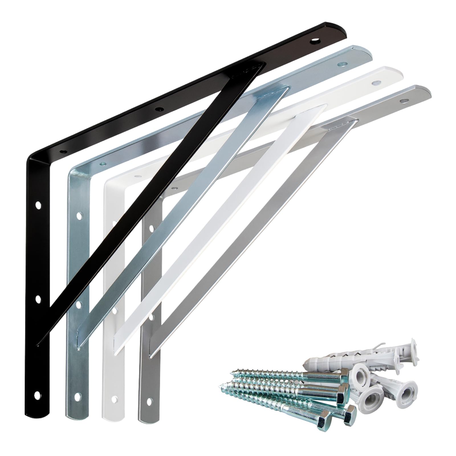 PRIOstahl Schwerlastträger 330x500mm Regalwinkel verzinkt 2 Stück